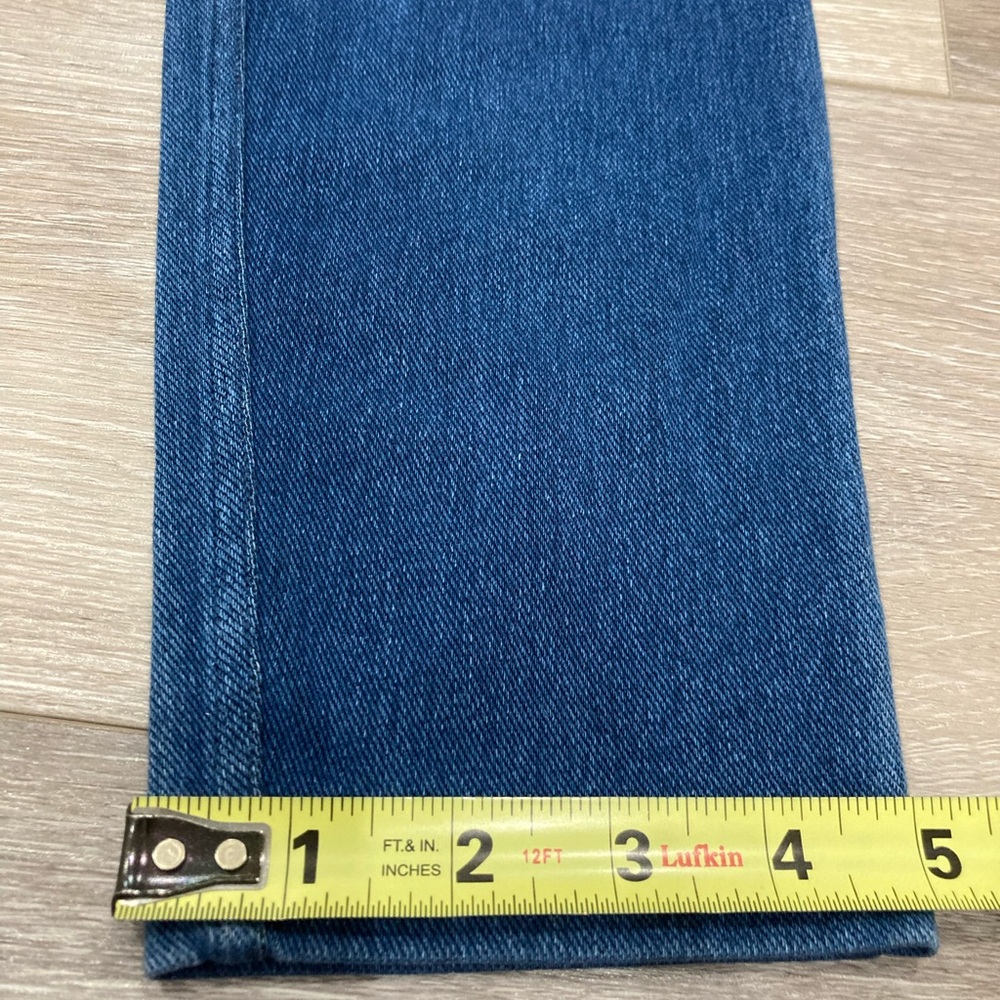Hue Denim Leggings Jeggings Blue Slide Up Medium Size 8-10 NWT - Picture 3 of 9